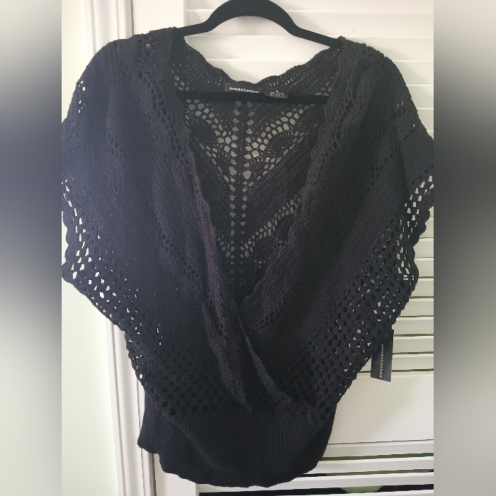 Crochet/Knit Overlay Cardigan